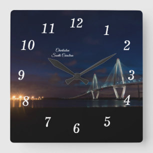 Arthur Ravenel Nacht Pano Wandklok