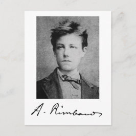 Arthur Rimbaud Briefkaart