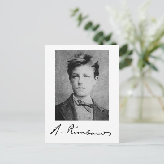 Arthur Rimbaud Briefkaart (Staand voorkant)