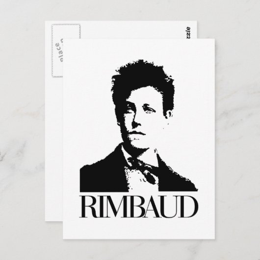 Arthur Rimbaud Briefkaart (Voorkant / Achterkant)