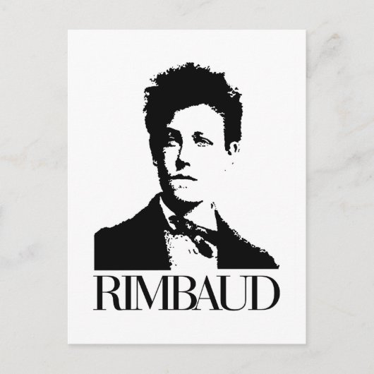 Arthur Rimbaud Briefkaart (Voorkant)