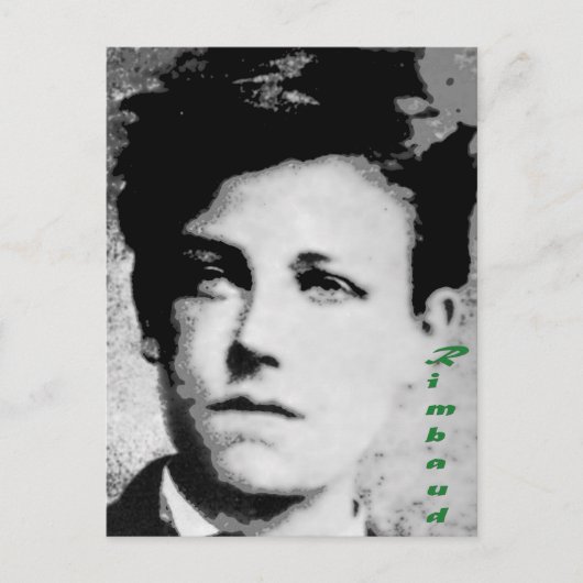 Arthur Rimbaud Briefkaart (Voorkant)