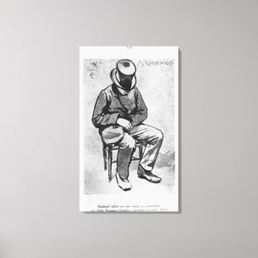 Arthur Rimbaud Canvas Afdruk (Voorkant)