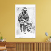 Arthur Rimbaud Canvas Afdruk (Insitu (Woonkamer))