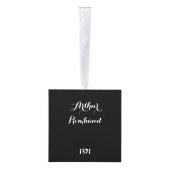 Arthur Rimbaud Cube Ornament (Rechts)