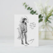 Arthur Rimbaud Juni 1872 Briefkaart (Staand voorkant)