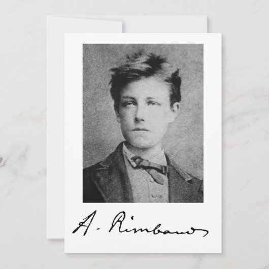 Arthur Rimbaud Kaart (Voorkant)