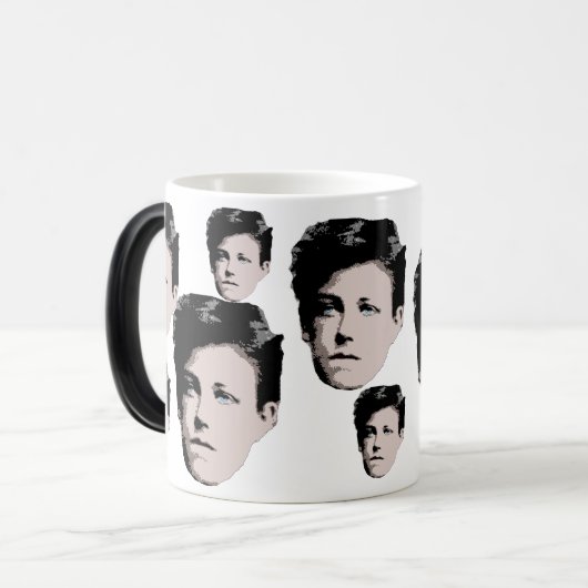 Arthur Rimbaud Magische Mok (Voorkant links)