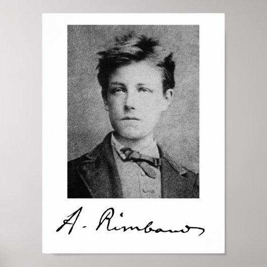 Arthur Rimbaud Poster (Voorkant)