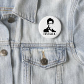 Arthur Rimbaud Ronde Button 5,7 Cm (In situ)