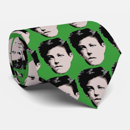 Arthur Rimbaud Stropdas (Opgerold)