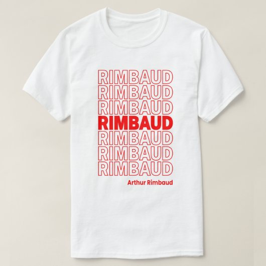 Arthur Rimbaud T-shirt (Design voorkant)