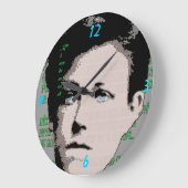 Arthur Rimbaud Wall Clock Grote Klok (Hoek)