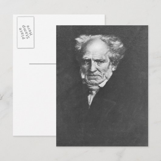 Arthur Schopenhauer Briefkaart (Voorkant / Achterkant)