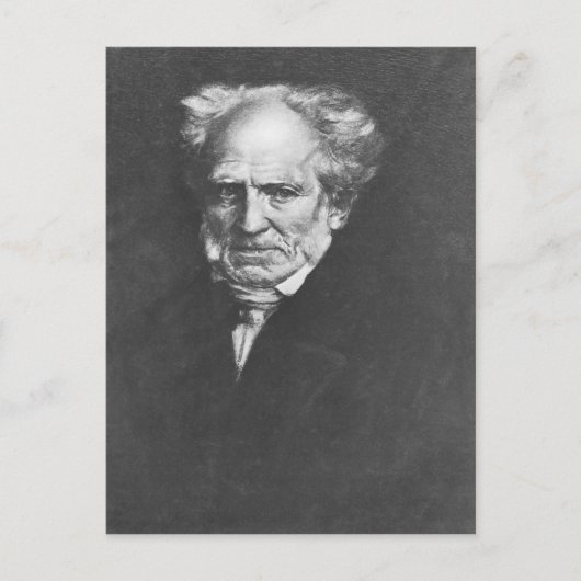 Arthur Schopenhauer Briefkaart (Voorkant)