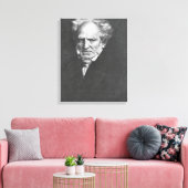 Arthur Schopenhauer Canvas Afdruk (Insitu (Woonkamer))