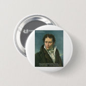 Arthur Schopenhauer "Naties bespotten" Citaat Gesc Ronde Button 5,7 Cm (Voorkant /achterkant)
