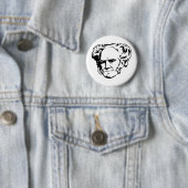 Arthur Schopenhauer Portrait Ronde Button 5,7 Cm (In situ)