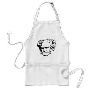 Arthur Schopenhauer Portrait Standaard Schort