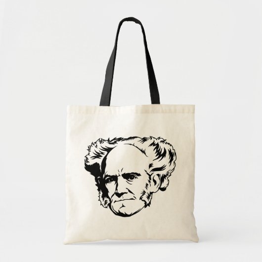 Arthur Schopenhauer Portrait Tote Bag (Voorkant)