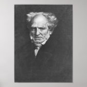 Arthur Schopenhauer Poster (Voorkant)