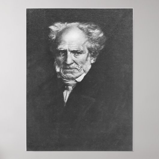 Arthur Schopenhauer Poster (Voorkant)