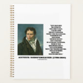 Arthur Schopenhauer Talent Versus Genius Quote Planner (Voorkant)
