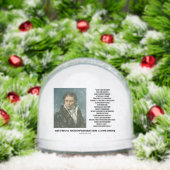 Arthur Schopenhauer Talent Versus Genius Quote Sneeuwbol (Kerstmis)