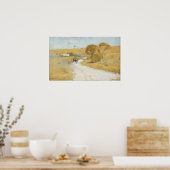 Arthur Streeton op Templestowe Poster (Keuken)