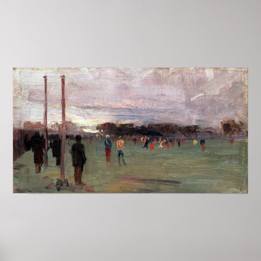 Arthur Streeton The National Game Poster (Voorkant)