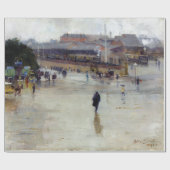 Arthur Streeton The Railway Station, Redfern Cadeaupapier (Vlak)