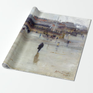 Arthur Streeton The Railway Station, Redfern Cadeaupapier