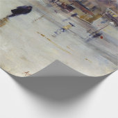 Arthur Streeton The Railway Station, Redfern Cadeaupapier (Hoek)