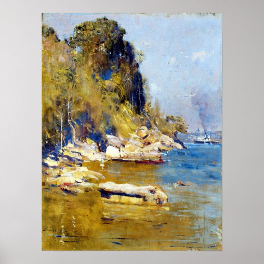 Arthur Streeton uit mijn kamp (Sirius Cove) Poster (Voorkant)
