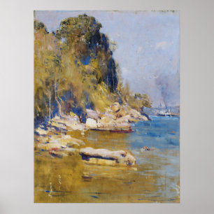 Arthur Streeton uit mijn kamp (Sirius Cove) Poster