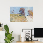 Arthur Streeton - Zonlicht (op een hete weg snijde Poster (Thuiskantoor)