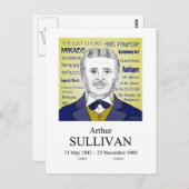 Arthur Sullivan Briefkaart (Voorkant / Achterkant)
