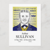 Arthur Sullivan Briefkaart (Voorkant)