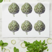 Arthur the Artichoke print keukenhanddoek (Gevouwen)