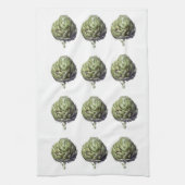 Arthur the Artichoke print keukenhanddoek (Verticaal)