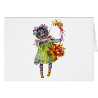 Arthur Theile Kitty Kat met Bloemenmand