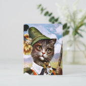 Arthur Thiele - Bavarian Alps Cat Briefkaart (Staand voorkant)