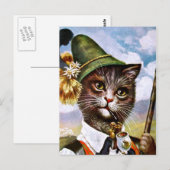 Arthur Thiele - Bavarian Alps Cat Briefkaart (Voorkant / Achterkant)