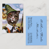 Arthur Thiele - Bavarian Alps Cat Visitekaartje (Voorkant / Achterkant)