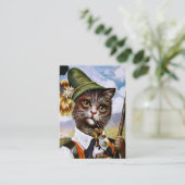 Arthur Thiele - Bavarian Alps Cat Visitekaartje (Staand voorkant)