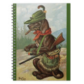 Arthur Thiele Comic Hunting Dog Spiral Notitieboek (Voorkant)