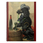 Arthur Thiele Comic Poodle bij Pub Spiral Notitieb Notitieboek (Voorkant)