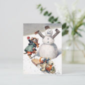 Arthur Thiele - Kittens Neem een Tumble in de Snee Briefkaart (Staand voorkant)