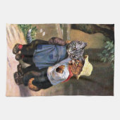 Arthur Thiele - liefdevolle landkatten Theedoek (Horizontaal)