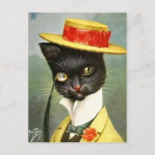 Arthur Thiele - Mr Cat Briefkaart